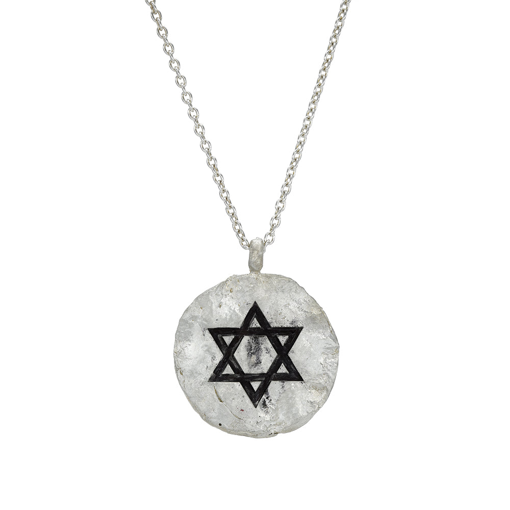 Large star of david on sale necklace