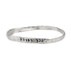 Hakol Letova, הכל לטובה Western Wall Imprint Bangle Bracelet