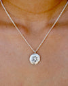 Larger Star of David Silver Pendant Necklace - Western Wall Jewelry 
