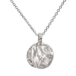 Western Wall  Imprint Silver Necklace - Western Wall Jewelry 