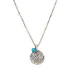 Western Wall Pendant with Turquoise Bead - Western Wall Jewelry 